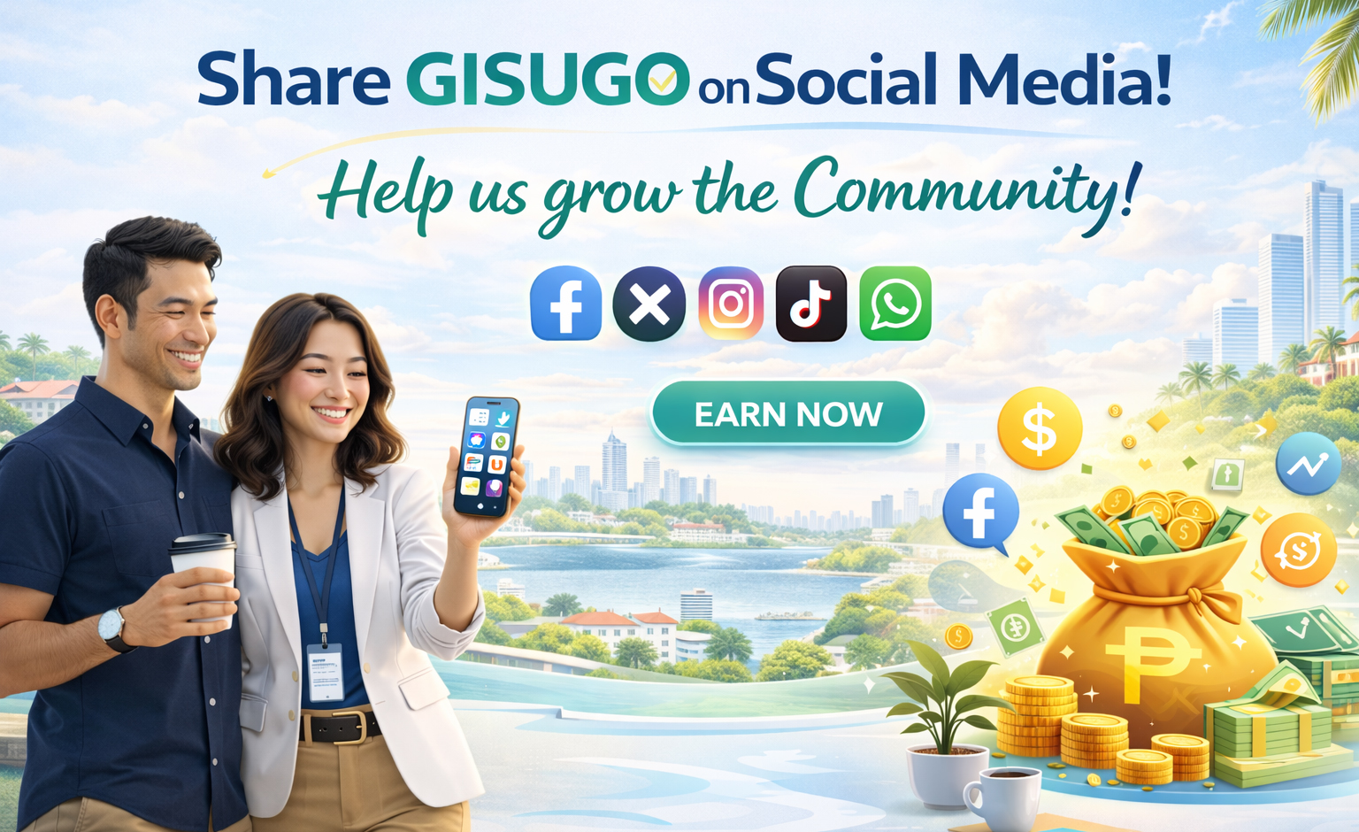 Share GisuGo with your network